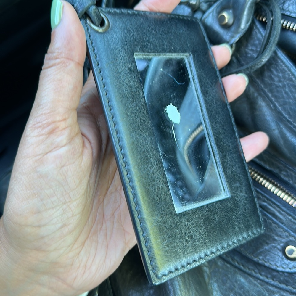 Balenciaga City Bag- distressed black lambskin - Picture 3 of 4